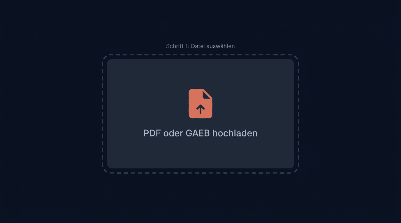 LV hochladen – Ansicht